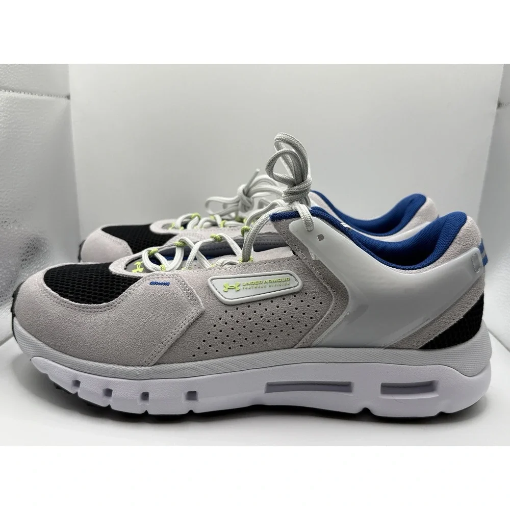 Under Armour Summit Trek Suede Distant Gray Tech Blue 3028424-102 Mens 11.5